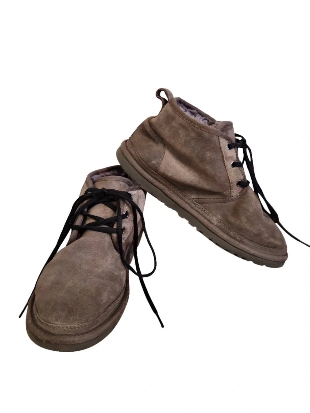 UGG Australia Neumel 3236 Men’s Size 7 Brown Suede Sheepskin Chukka  Ankle Boots